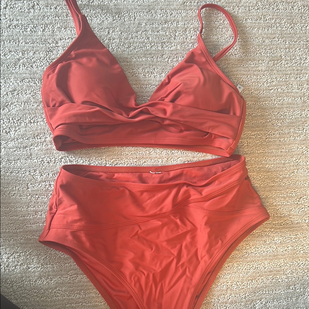 Stylish Red Bikini Set